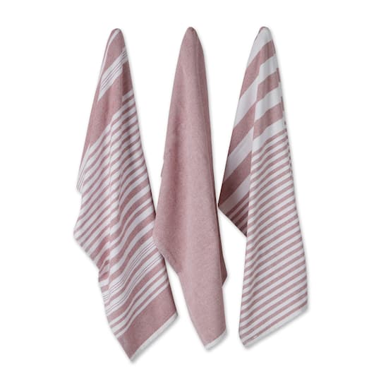 DII® Barn Red French Terry Dishtowel Set